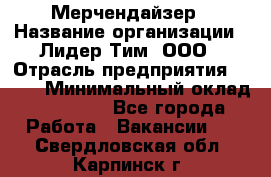 Мерчендайзер › Название организации ­ Лидер Тим, ООО › Отрасль предприятия ­ BTL › Минимальный оклад ­ 17 000 - Все города Работа » Вакансии   . Свердловская обл.,Карпинск г.